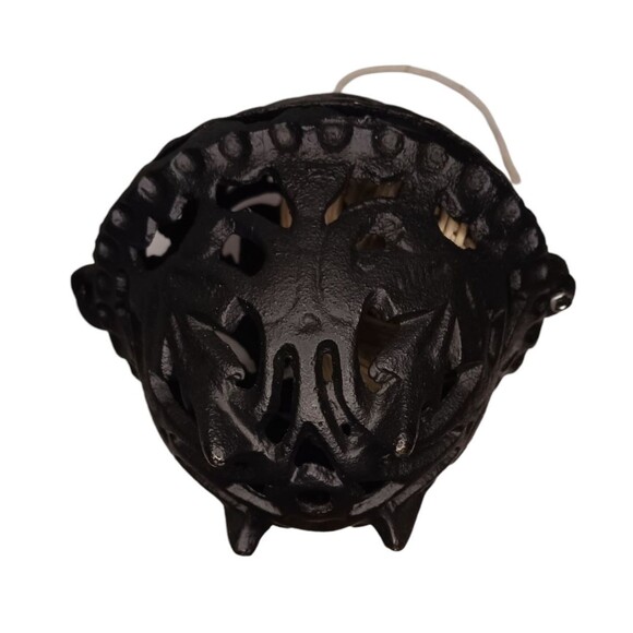 Antique Cast Iron Twine String Holder Footed Dispenser Mercantile Country Store - Picture 3 of 5